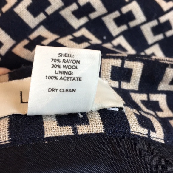 Ann Taylor LOFT Chain Print Professional Skirt, 2 - Picture 9 of 9